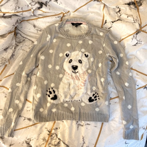 New Look Sweaters - Adorable NewLook Polar Bear Ugly Christmas Sweater